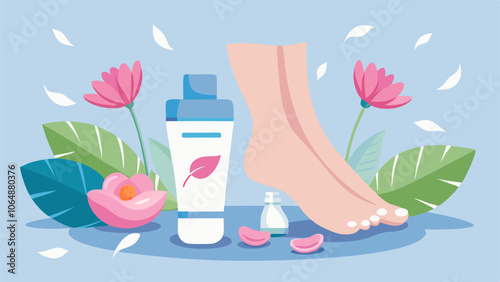 Foot Care Featuring Smooth Feet with Silky Skin and Moisturizing Treatment