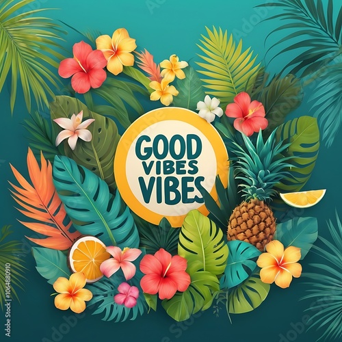 Good Vibes Only: A Tropical Summer Design