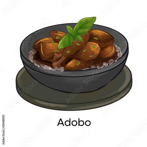 Philippines Traditional Cuisine Adobo