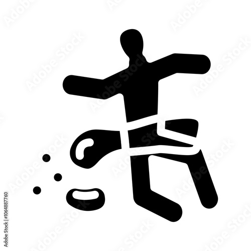 homicide crime glyph icon vector. homicide crime sign. isolated symbol illustration