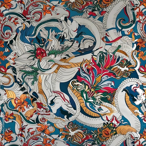 traditional Thai fabric designs