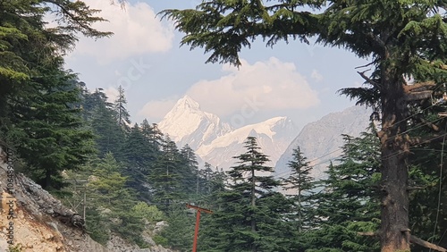 The road to Gangotri, Uttarakhand, India, Himalaya mountains