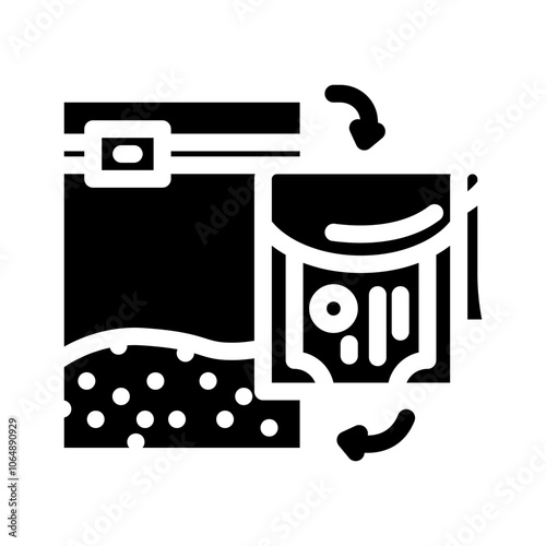 drug trafficking crime glyph icon vector. drug trafficking crime sign. isolated symbol illustration