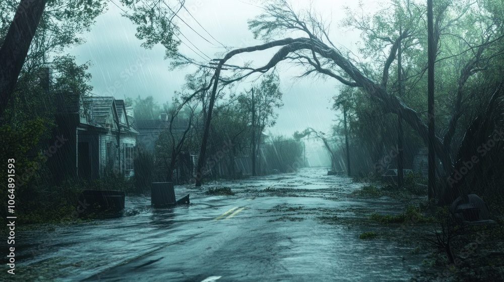 Obraz premium Aftermath of a Storm