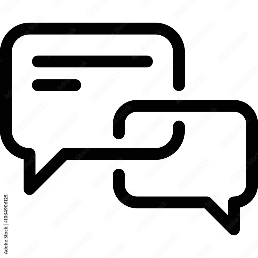 Flat illustration on a theme chat Flat illustration on a theme chat