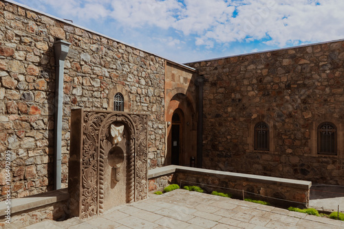 Discover the historic Khor Virap Monastery in Armenia, known for its stunning architecture photo