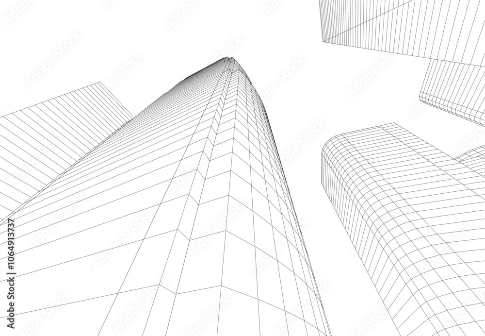 architecture 3d vector architecture 3d vector