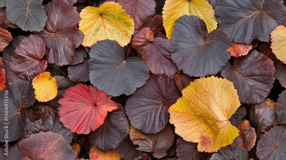 A tapestry of brown and yellow, autumn leaves paint stunning seasonal landscape
