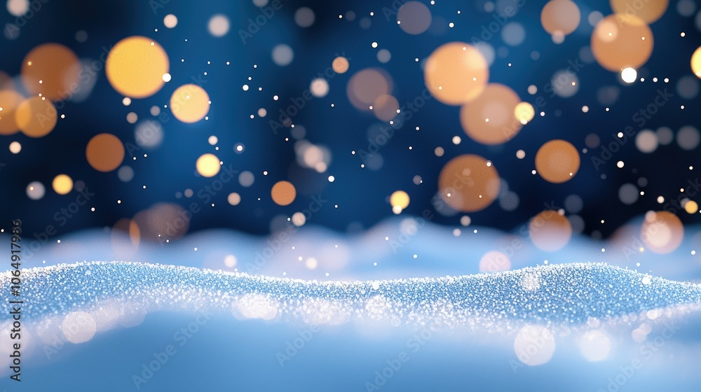 Sparkling winter night