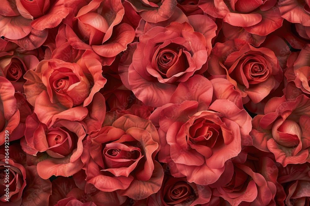 A bouquet of fresh red roses arranged in a decorative vase, perfect for use as a centerpiece or gift A bouquet of fresh red roses arranged in a decorative vase, perfect for use as a centerpiece or gift