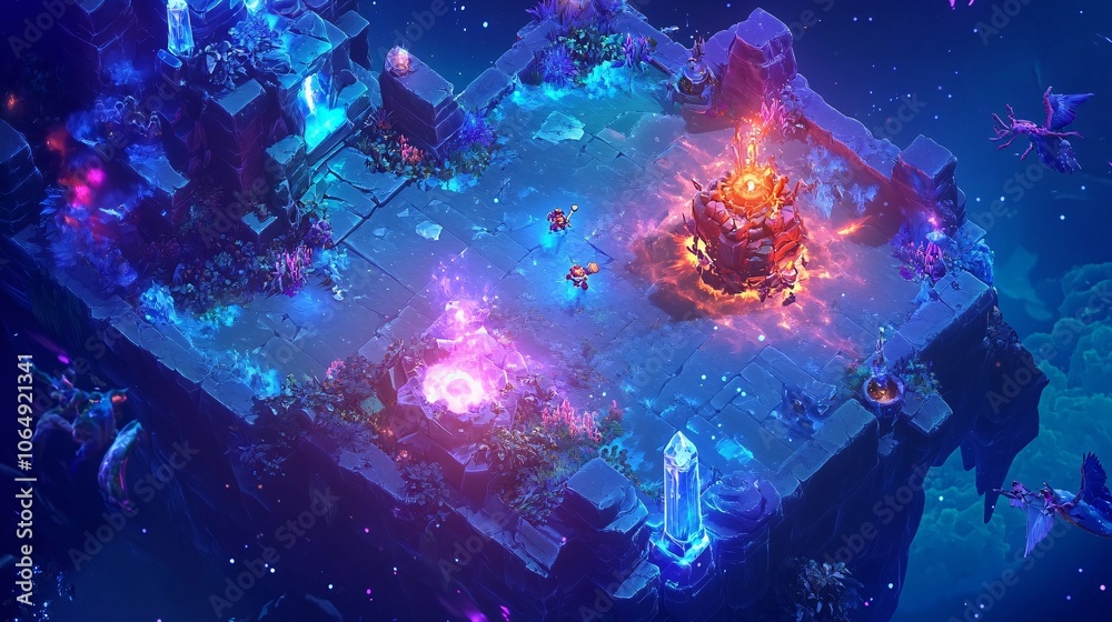 Enchanted Tower Defense with Floating Islands Enchanted Tower Defense with Floating Islands