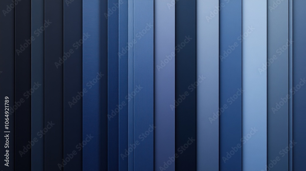 Obraz premium Abstract Blue Gradient Stripes