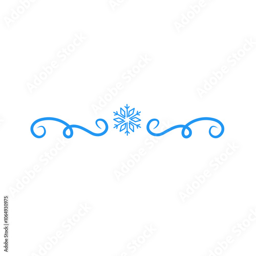 snowflake divider 