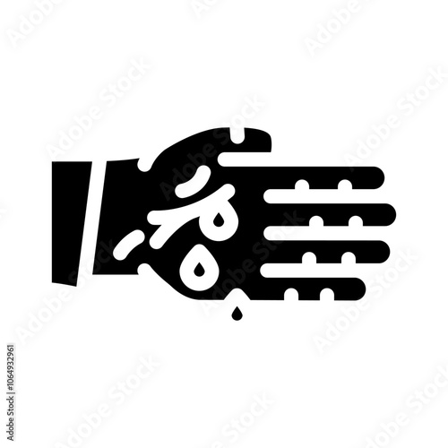 cuts household injury accident glyph icon vector. cuts household injury accident sign. isolated symbol illustration