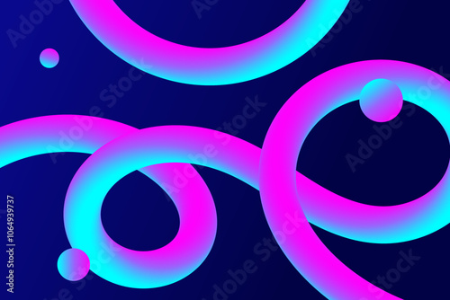 A vibrant, modern 3D abstract background with fluid, intertwined shapes in gradient colors. Perfect for web design, digital art, and creative projects. Futuristic and visually striking.