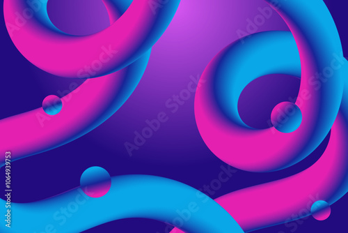 A vibrant, modern 3D abstract background with fluid, intertwined shapes in gradient colors. Perfect for web design, digital art, and creative projects. Futuristic and visually striking.