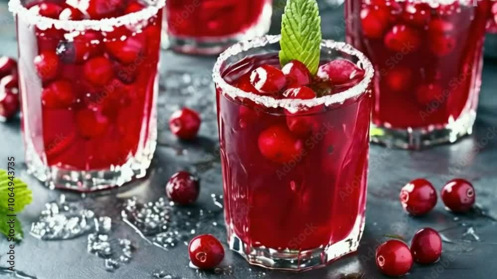 glass of red currant glass of red currant