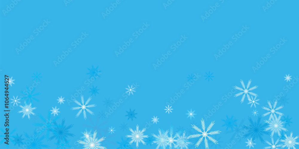christmas background with snowflakes