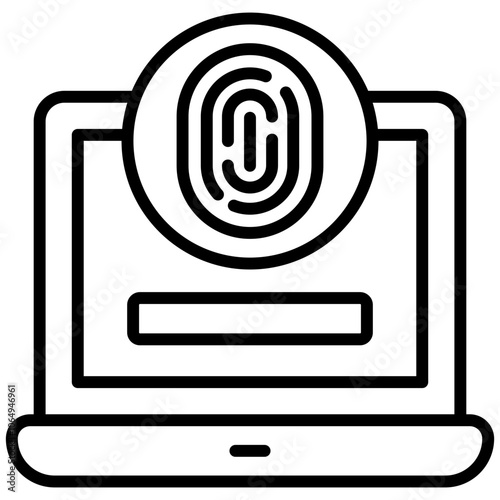 Biometrischer Laptop