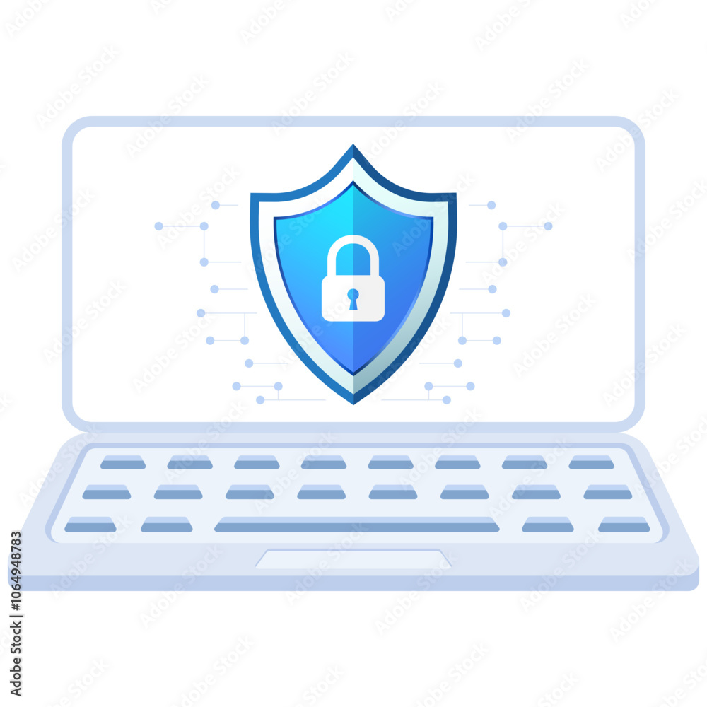 Cybersecurity and Data Protection Flat icon Cybersecurity and Data Protection Flat icon