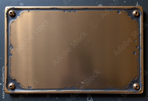 metal plate with rivets