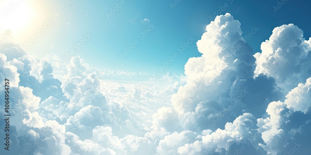 An artistic representation featuring clouds set against a backdrop of bright white clouds, highlighting the beauty and diversity of cloud formations in the sky. An artistic representation featuring clouds set against a backdrop of bright white clouds, highlighting the beauty and diversity of cloud formations in the sky.