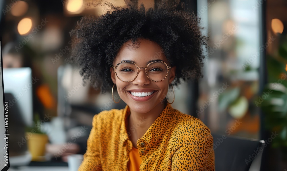 Happy african American woman working remotely on a virtual video team meeting call, remote work and flexible culture concept. Inclusive and diverse workplace. DEI remote working Happy african American woman working remotely on a virtual video team meeting call, remote work and flexible culture concept. Inclusive and diverse workplace. DEI remote working