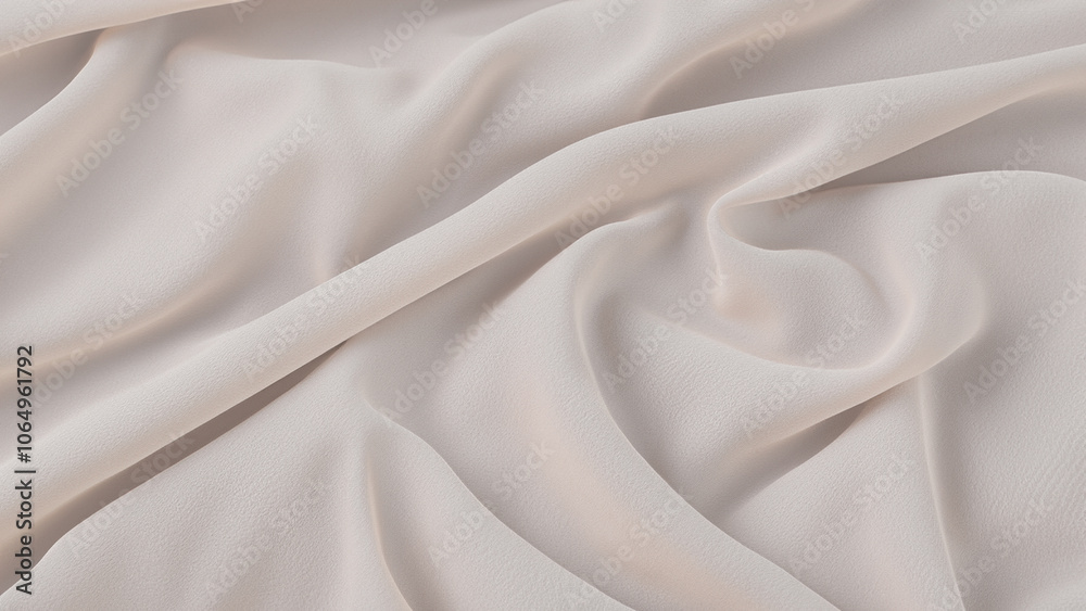 Obraz premium White satin fabric