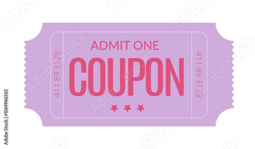 Ticket, Admit one ticket isolated, admit one ticket	admit one ticket isolated, Vintage ticket
