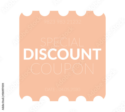 Coupon, Coupon design, Coupon design template., admit one ticket, illustration of a ticket	