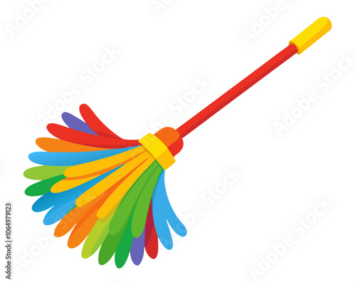 Mop vector illustration on a white background