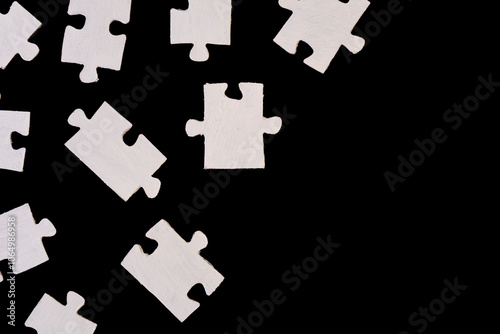 The path to the solution: Disconnected and scattered puzzle pieces