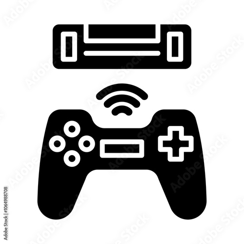 Gaming Console glyph icon