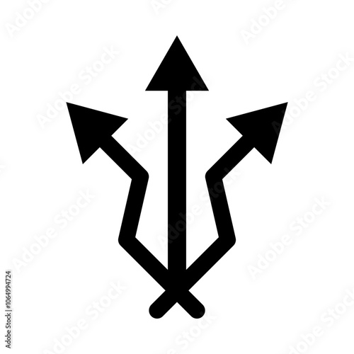 Direction Arrows glyph icon