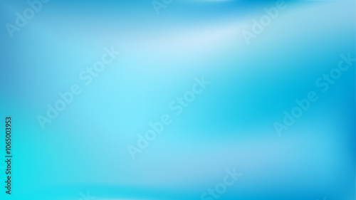 Abstract Blue Gradient Background. Smooth fluid waves