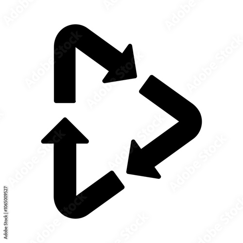 Icon representing recycling and environmental care.