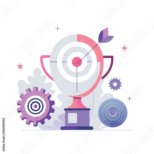  competitive advantage win business competition illustration