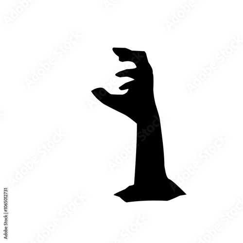 zombie hands silhouettes