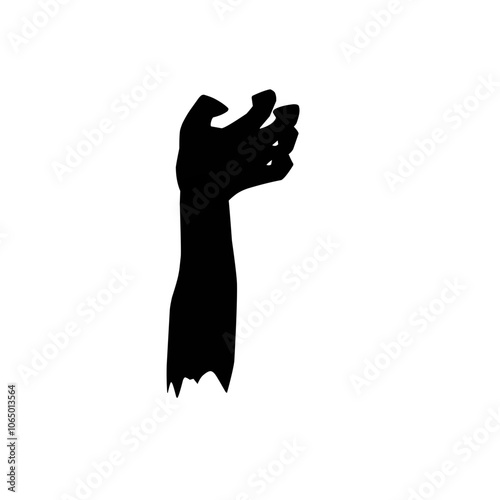 zombie hands silhouettes