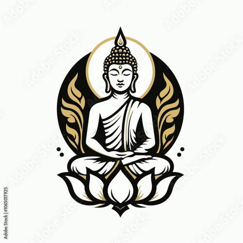 budha logo illustration