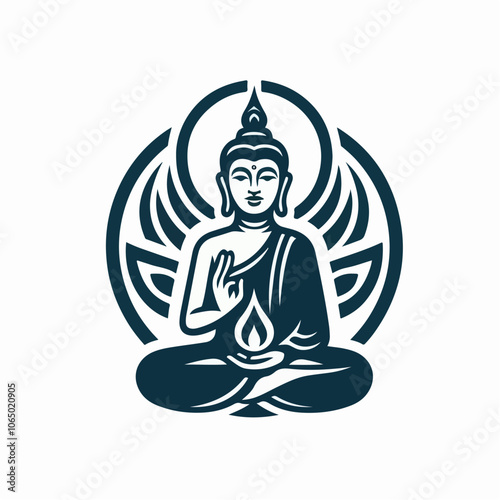 budha logo illustration