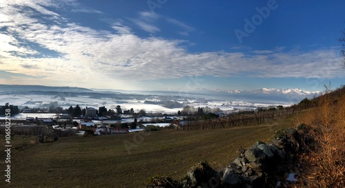 panorama innevata