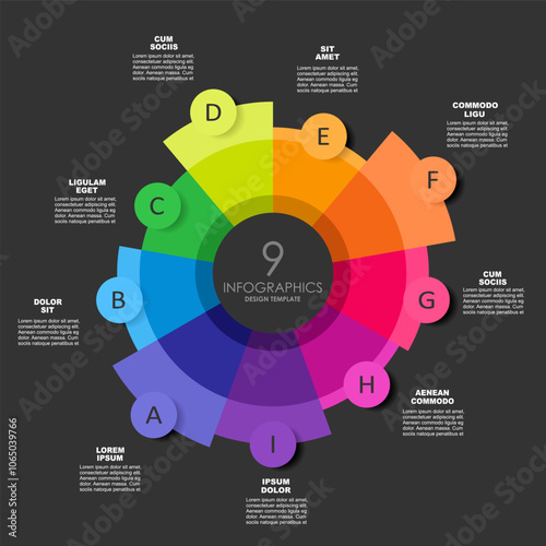 Infographic design template with place for your data. Vector illustration.