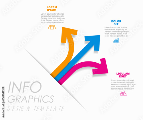 Infographic design template with place for your data. Vector illustration.
