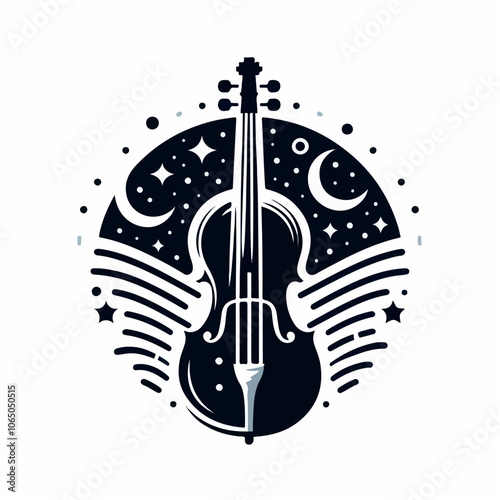 clasical music logo illustration