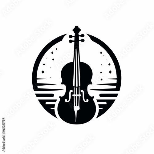 clasical music logo illustration