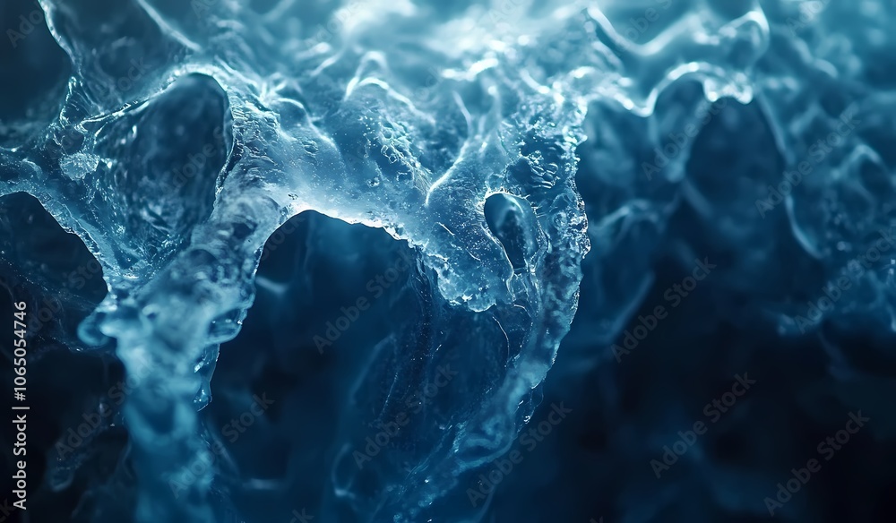 Fototapeta premium Broken ice texture