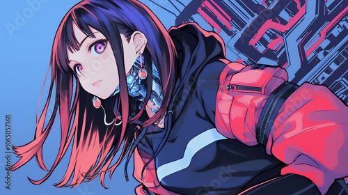 アニメスタイル 　japanese anime style