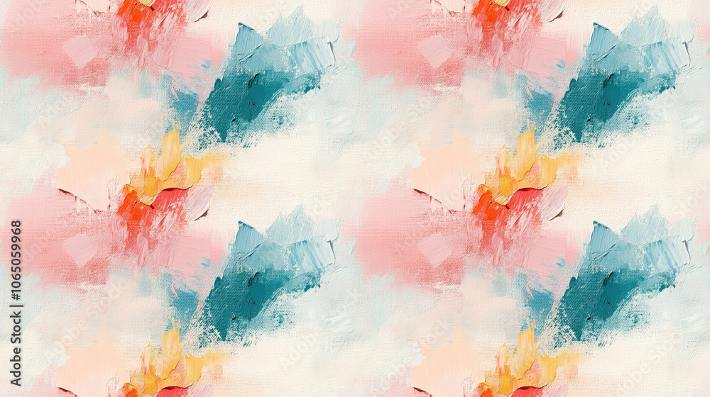 Fototapeta premium Delicate abstract texture background with soft pastel colors and oil strokes perfect for printed pictures postcards posters and wallpapers