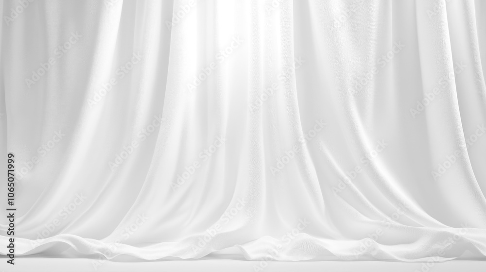 Soft white curtains background for graphic design or wallpaper. Soft white curtains background for graphic design or wallpaper.